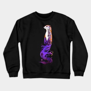 An otter spirit watercolor Crewneck Sweatshirt